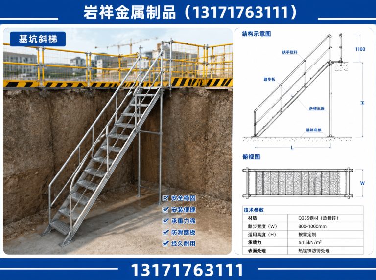 桃城区基坑斜梯展示图